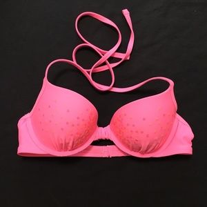 Aerie Pink Nina Push Up Bikini Top